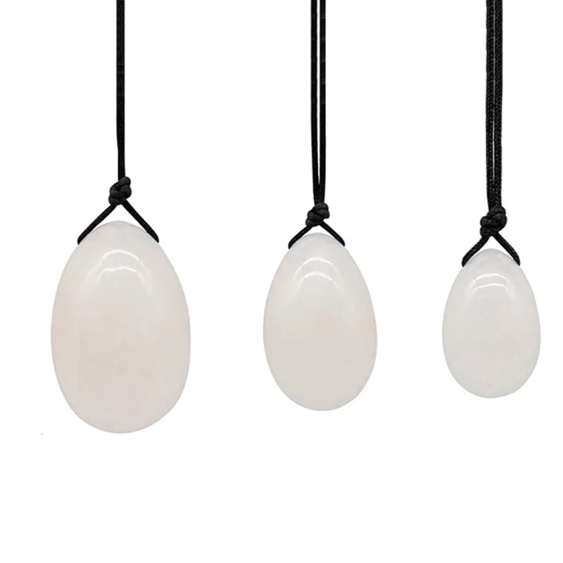 Rose Quartz Yoni Egg Set Natural Jade Eggs Women Kegel Exer